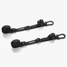 Paire de sangles de suspension GymKross en nylon durable avec mousquetons robustes, conçues pour des entraînements en suspension sécurisés, offrant stabilité et résistance, idéales pour des exercices à domicile ou en extérieur.